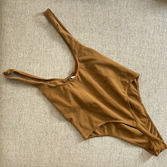 Los Angeles Apparel - garment dye tank thong bodysuit - Picture 5 of 5